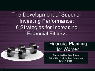 Financial Planning for Women