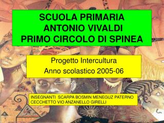 SCUOLA PRIMARIA ANTONIO VIVALDI PRIMO CIRCOLO DI SPINEA