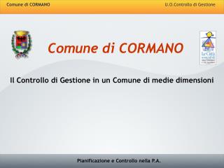 Il Controllo di Gestione in un Comune di medie dimensioni