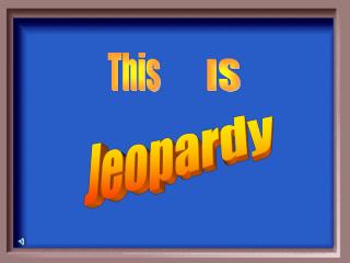 Jeopardy