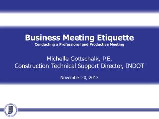 Business Meeting Etiquette Conducting a Professional and Productive Meeting