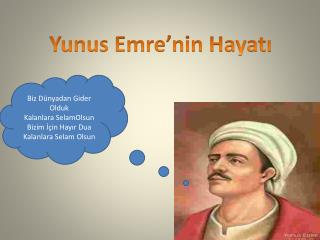 Yunus Emre’nin Hayatı