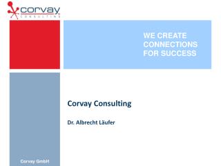 Corvay Consulting Dr. Albrecht Läufer