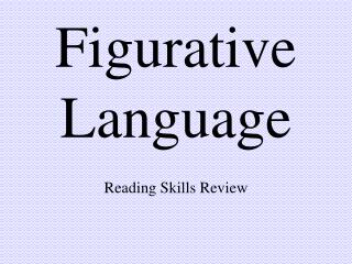 Figurative Language