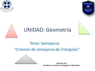 UNIDAD: Geometría