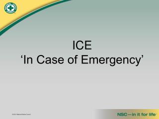 ICE ‘In Case of Emergency’