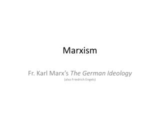 Marxism