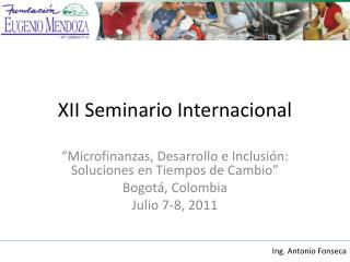 XII Seminario Internacional