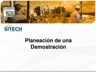 Planeación de una Demostración