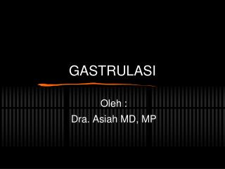 GASTRULASI