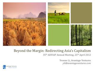Beyond the Margin: Redirecting Asia’s Capitalism