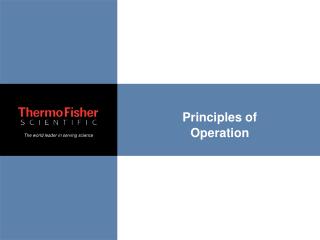 Principles of Operation