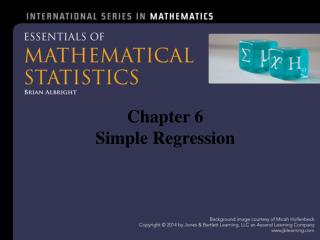 Chapter 6 Simple Regression