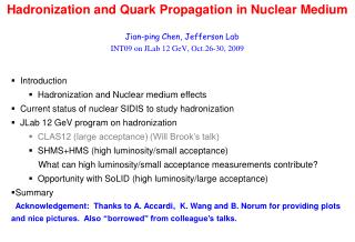 Hadronization and Quark Propagation in Nuclear Medium