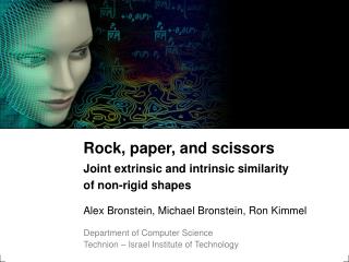 Rock, paper, and scissors Joint extrinsic and intrinsic similarity of non-rigid shapes