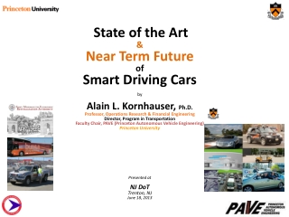 State of the Art & Near Term Future of Smart Driving Cars by