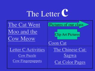 The Letter c