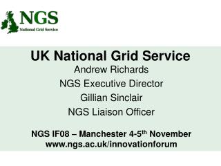 UK National Grid Service