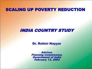SCALlNG UP POVERTY REDUCTION