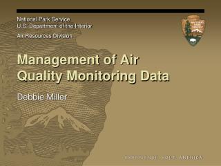 Management of Air Quality Monitoring Data