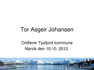 Tor Asgeir Johansen