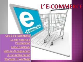 L’ E-commerce