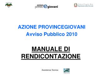 MANUALE DI RENDICONTAZIONE