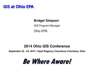 GIS at Ohio EPA