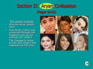Section II: Aryan Civilization (Pages 56-60)