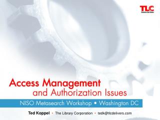 Ted Koppel • The Library Corporation • tedk@tlcdelivers