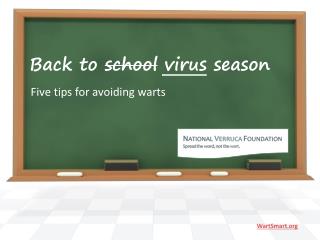 Back to school virus season