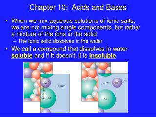 Chapter 10: Acids and Bases