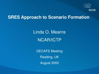 SRES Approach to Scenario Formation
