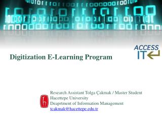 Digitization E-Learning Program