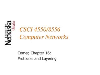 CSCI 4550/8556 Computer Networks