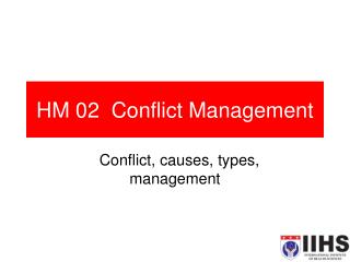 HM 02 Conflict Management
