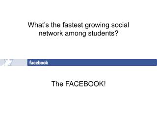 What’s the fastest growing social network among students?