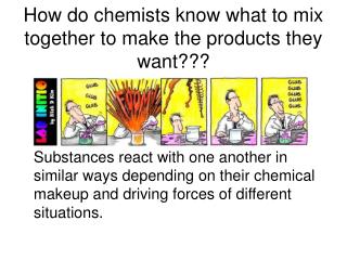 How do chemists know what to mix together to make the products they want???