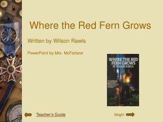 Where the Red Fern Grows