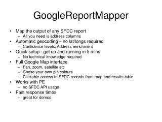 GoogleReportMapper