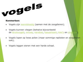 vogels