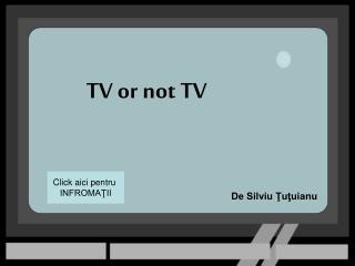 TV or not TV