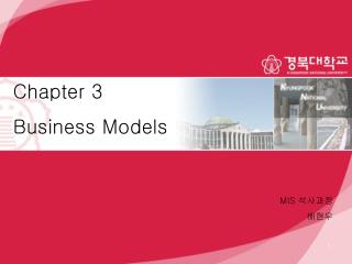 Chapter 3 Business Models