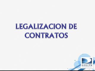 LEGALIZACION DE CONTRATOS