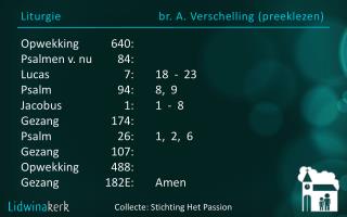 Liturgie br. A. Verschelling ( preeklezen )