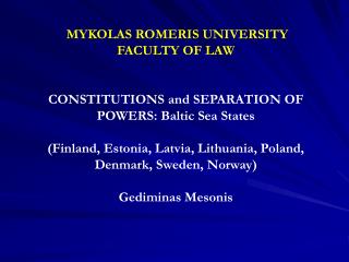 The themes of the lectures