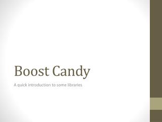 Boost Candy