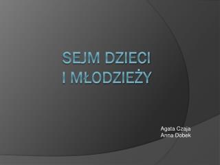 Sejm Dzieci i młodzieży