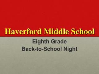 Haverford Middle School