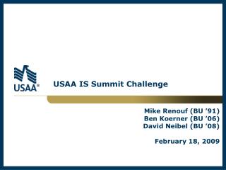 USAA IS Summit Challenge